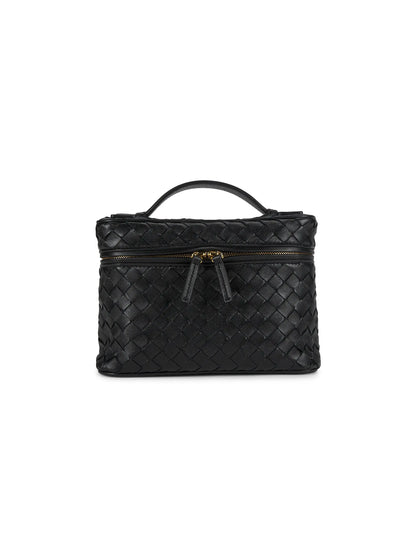 Bottega Veneta Small Intrecciato Leather Vanity Case