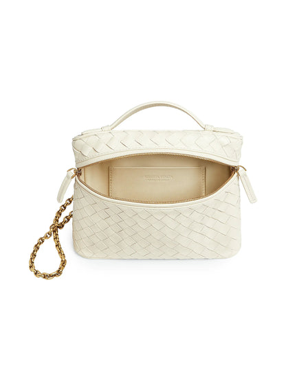 Bottega Veneta Small Intrecciato Leather Vanity Case