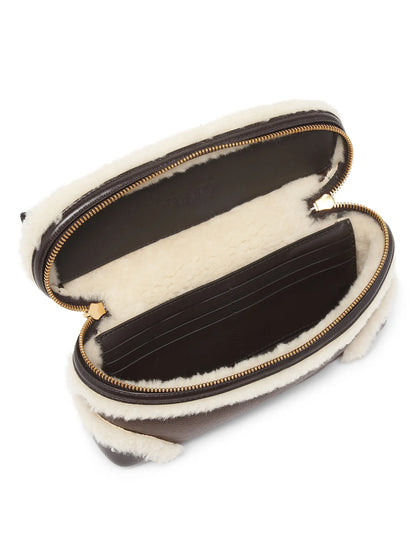 Bottega Veneta Bang Bang Shearling-Trimmed Vanity Case