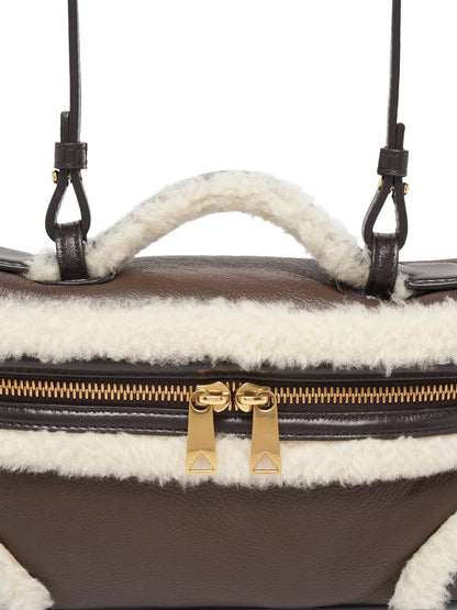 Bottega Veneta Bang Bang Shearling-Trimmed Vanity Case