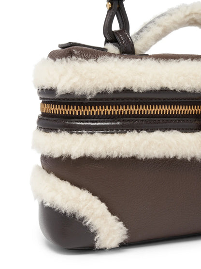 Bottega Veneta Bang Bang Shearling-Trimmed Vanity Case