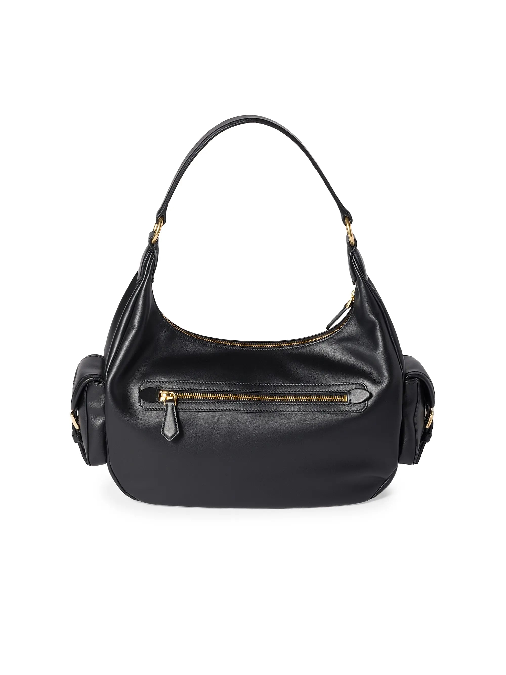 Miu Miu Pocket Leather Shoulder Bag