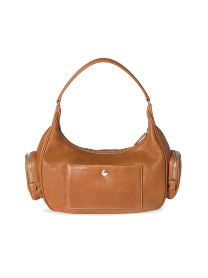 Miu Miu Pocket Nappa Leather Shoulder Bag