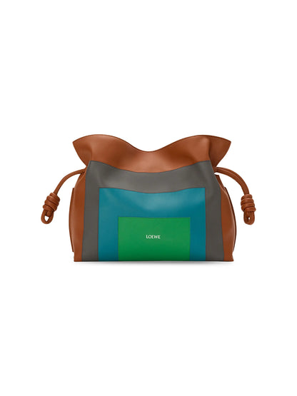 LOEWE Flamenco Leather Clutch