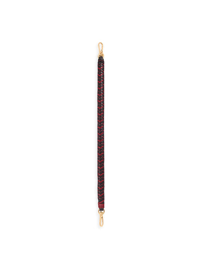LOEWE Tricolor Woven Leather Shoulder Strap