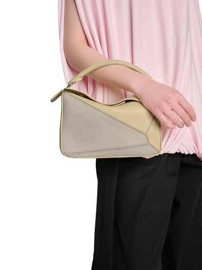 LOEWE LOEWE x Albers Small Puzzle Leather Top Handle Bag