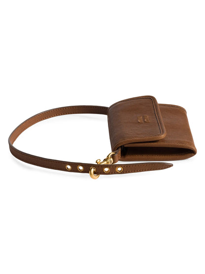 Miu Miu Nappa Leather Wallet with Shoulder Strap