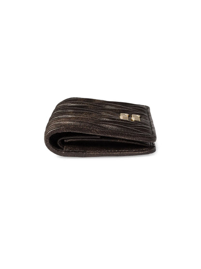 Miu Miu Small Matelassé Nappa Leather Wallet