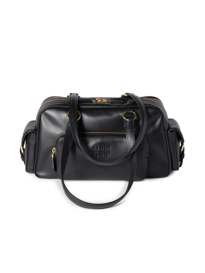 Miu Miu Pocket Nappa Leather Shoulder Bag