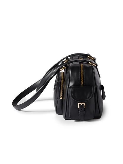 Miu Miu Pocket Nappa Leather Shoulder Bag