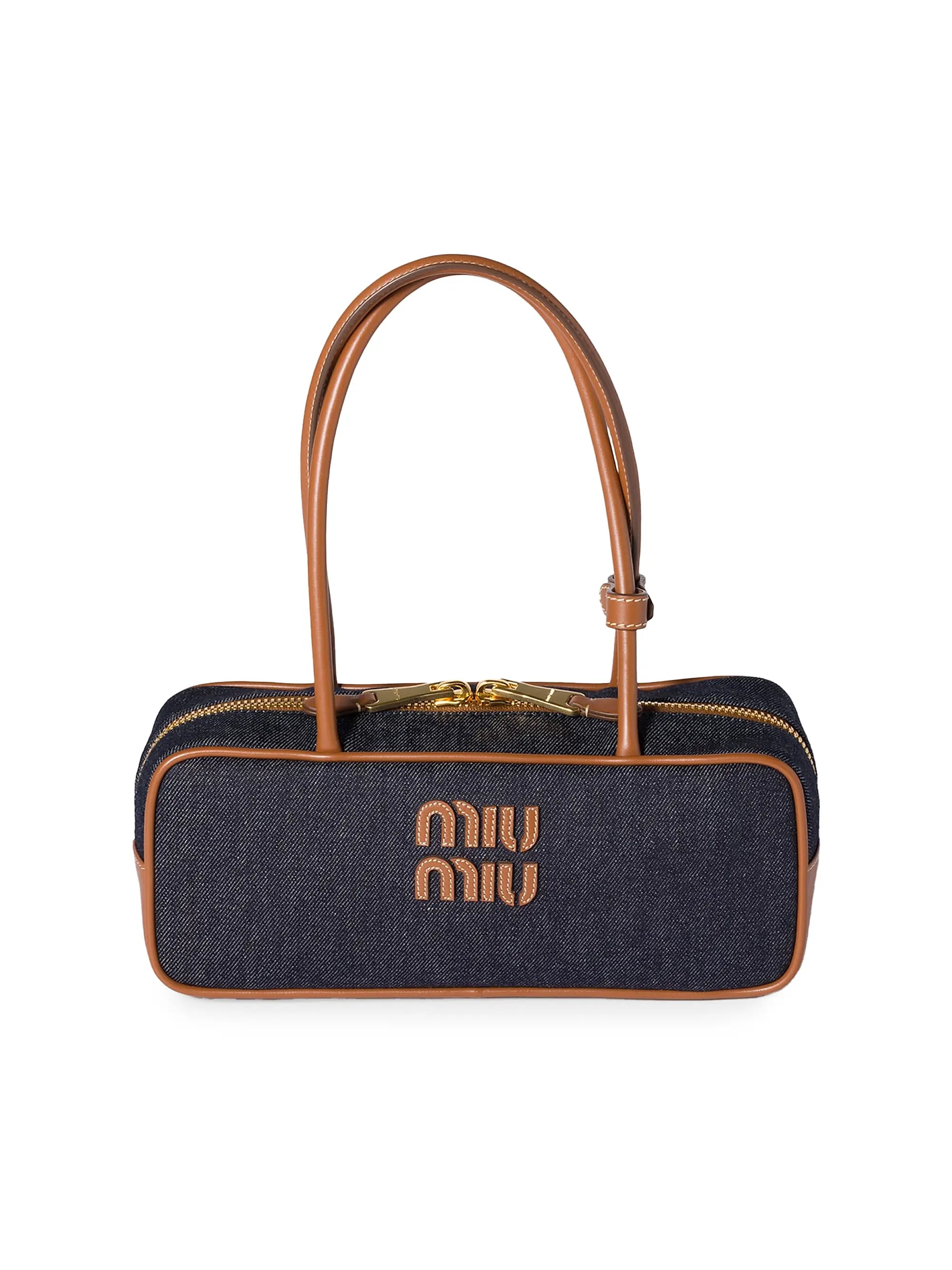 Miu Miu Beau Denim Top Handle Bag