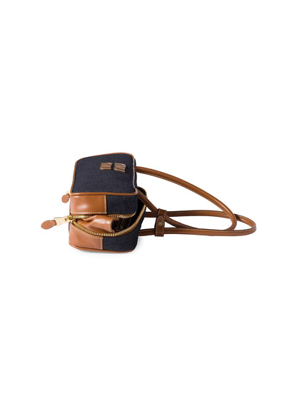 Miu Miu Beau Denim Top Handle Bag