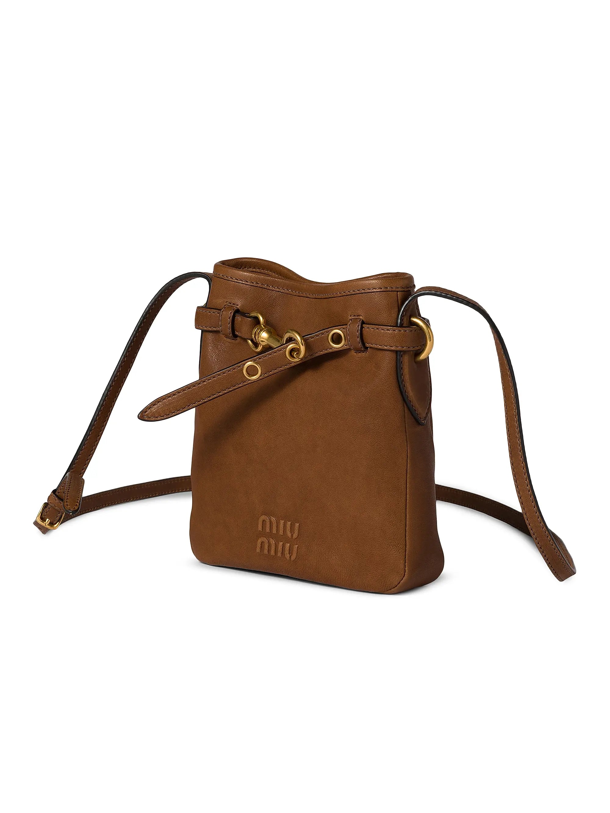 Miu Miu Nappa Leather Pouch