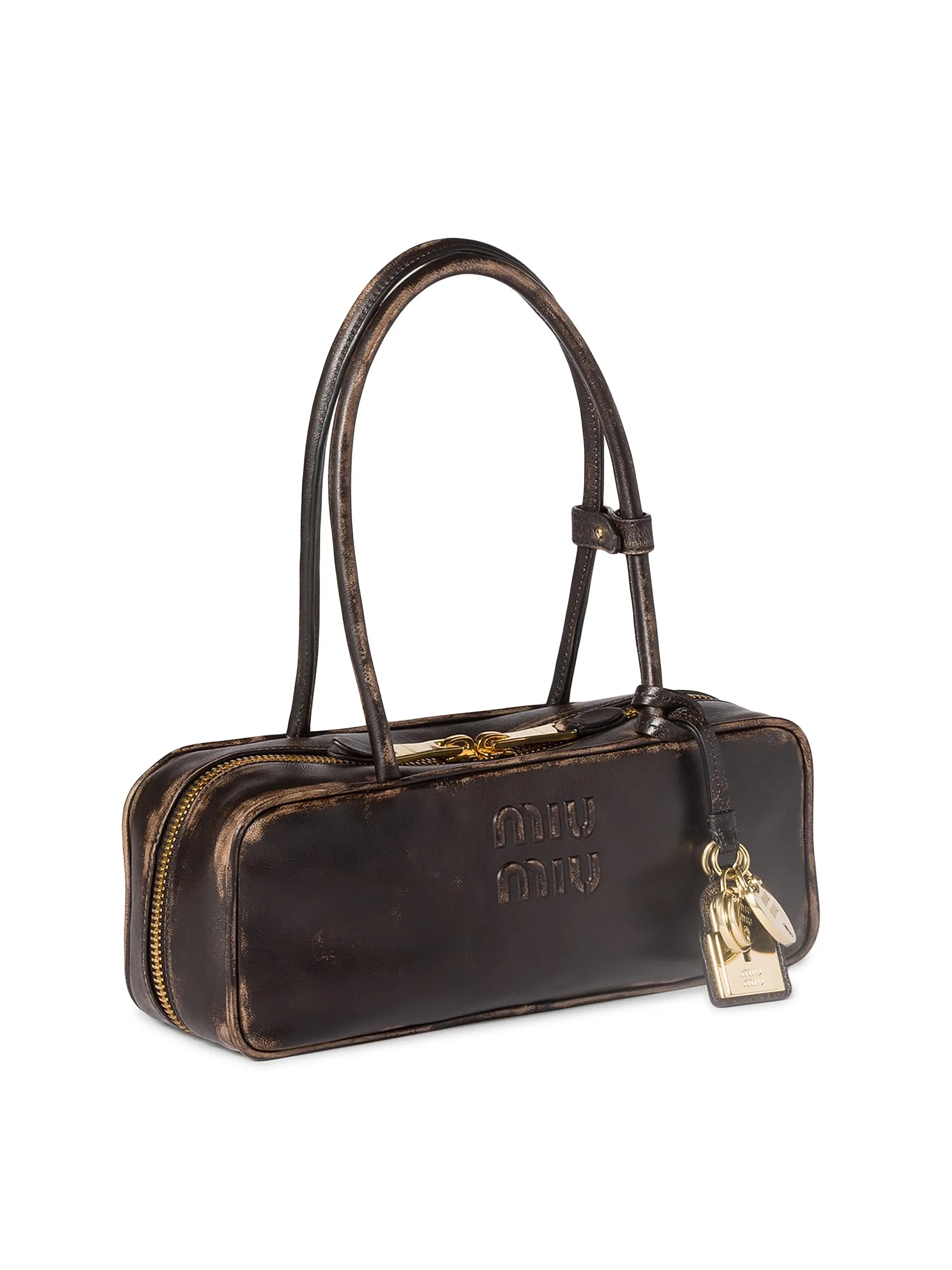 Miu Miu Beau Nappa Leather Top Handle Bag