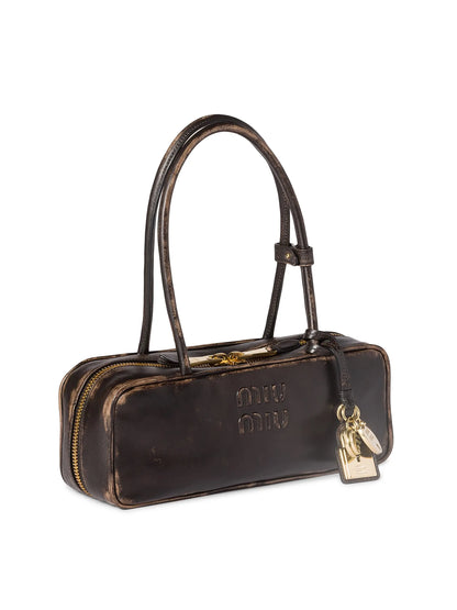Miu Miu Beau Nappa Leather Top Handle Bag