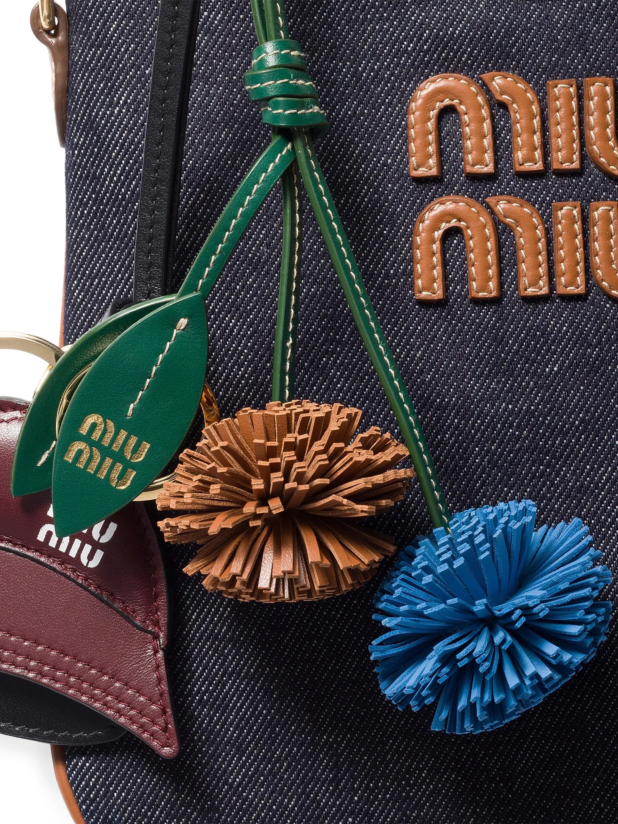 Miu Miu Leather Trick Bag Accessory