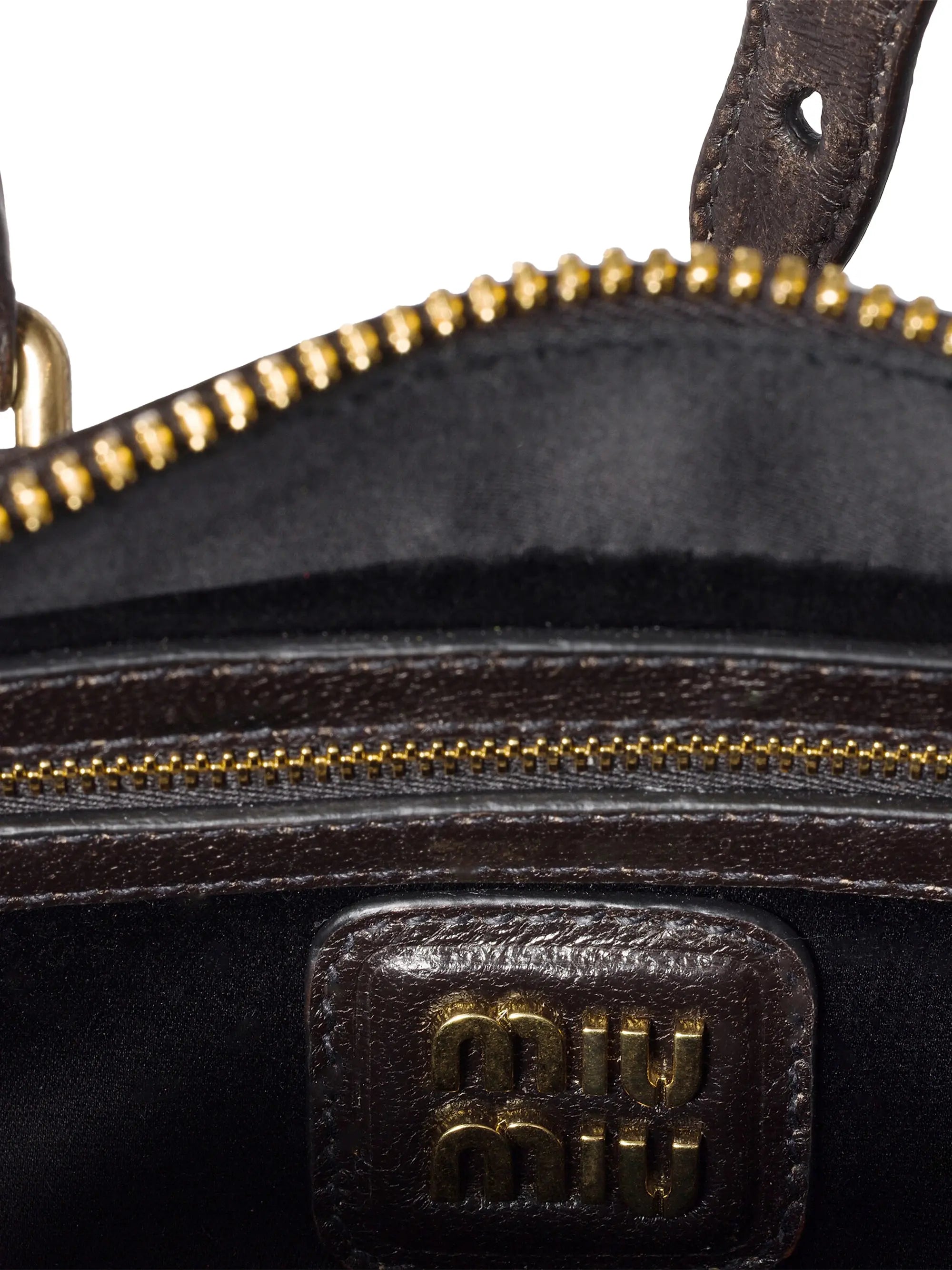 Miu Miu Arcadie Matelassé Nappa Leather Top Handle Bag