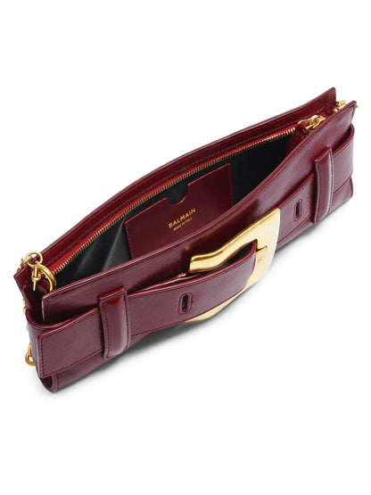 Balmain Anthem Leather Clutch