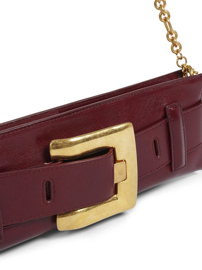 Balmain Anthem Leather Clutch
