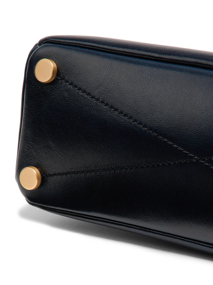Balmain Small 1945 Soft Cabas Crinkled Leather Bag