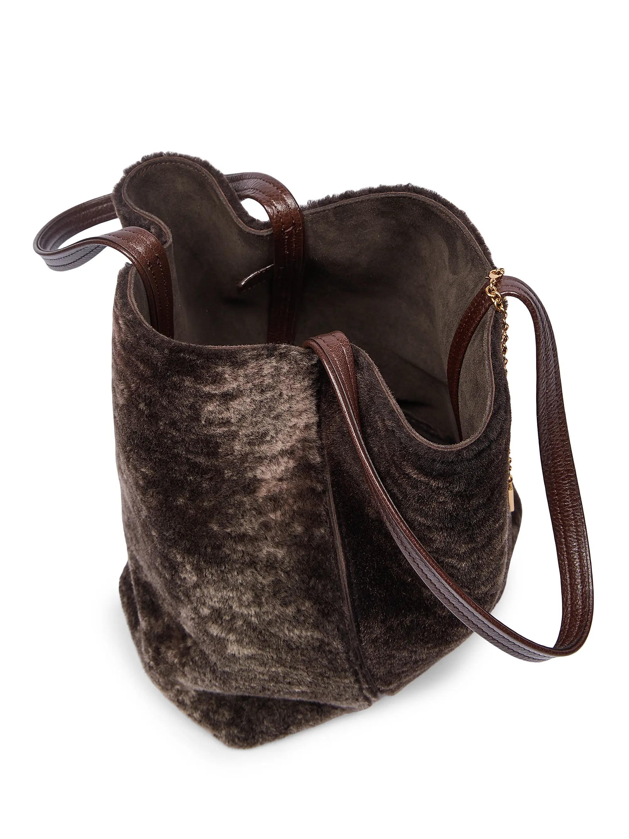 Chloé Spin Shearling Tote Bag