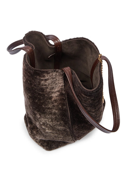 Chloé Spin Shearling Tote Bag