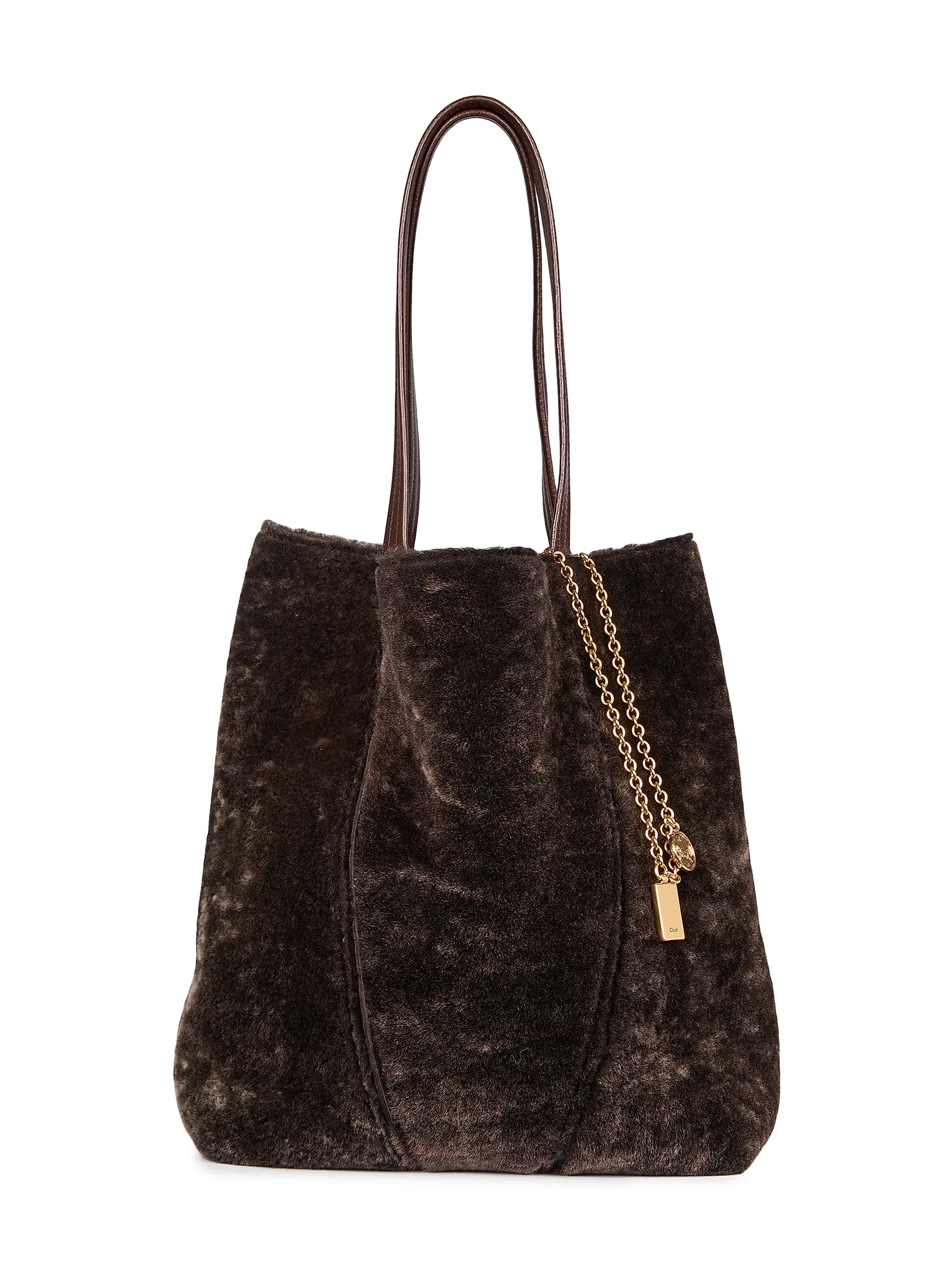 Chloé Spin Shearling Tote Bag