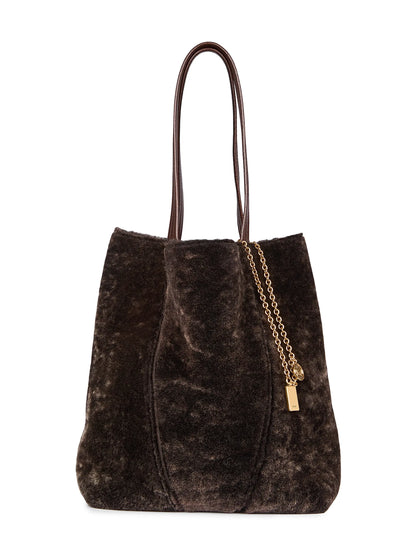 Chloé Spin Shearling Tote Bag