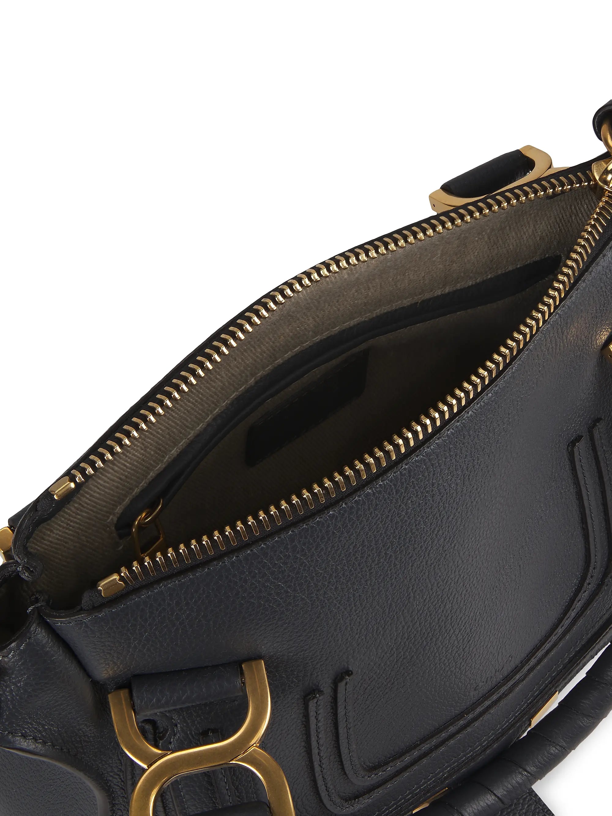 Chloé Marcie Leather Saddle Bag