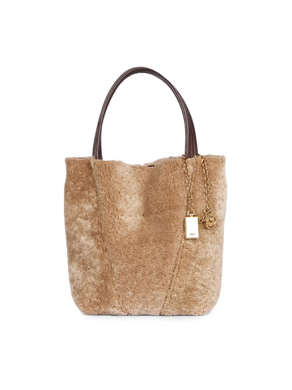 Chloé Spin Shearling Tote Bag