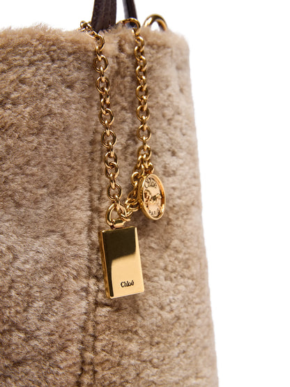 Chloé Spin Shearling Tote Bag