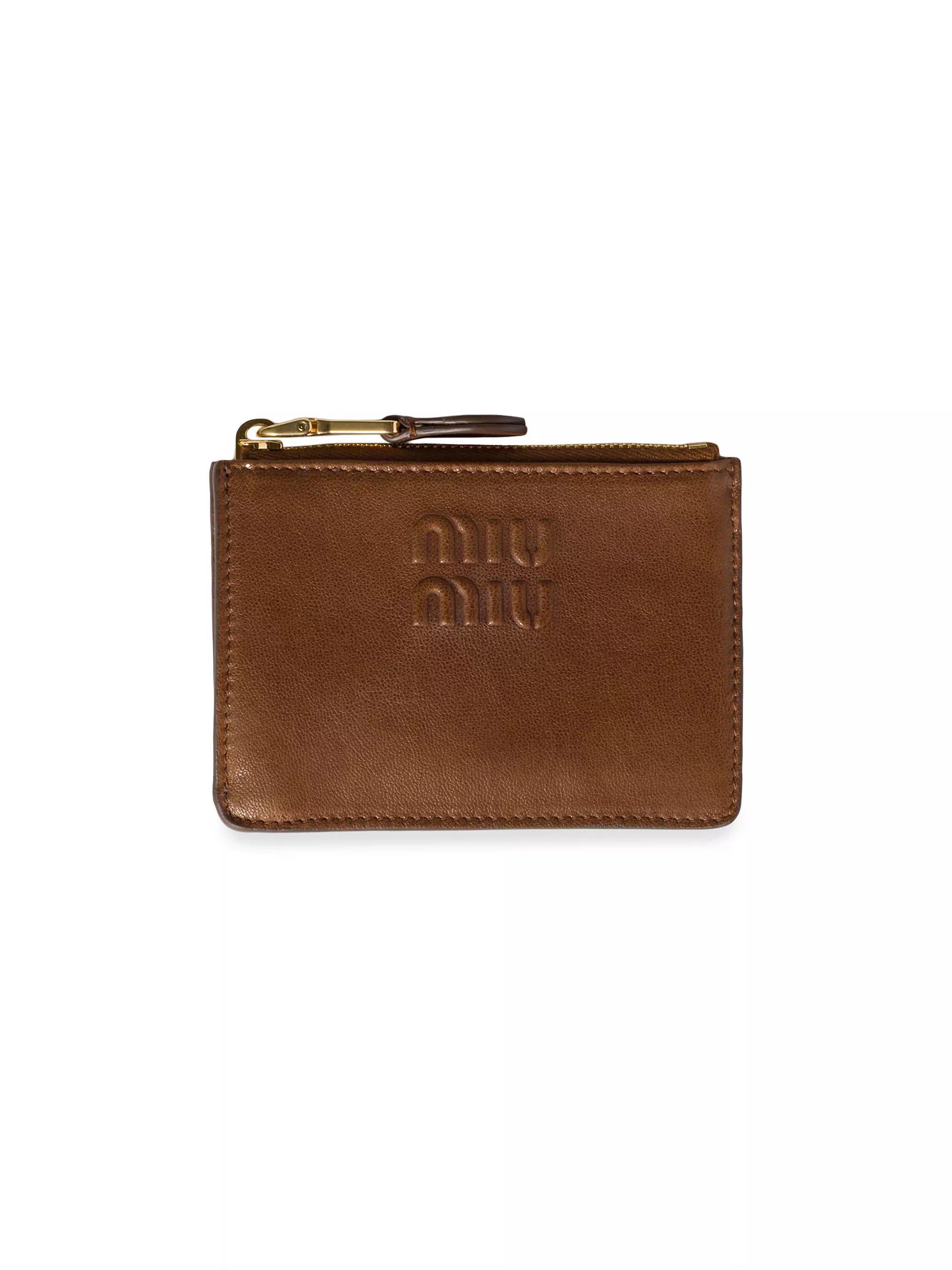 Miu Miu Nappa Leather Card Holder