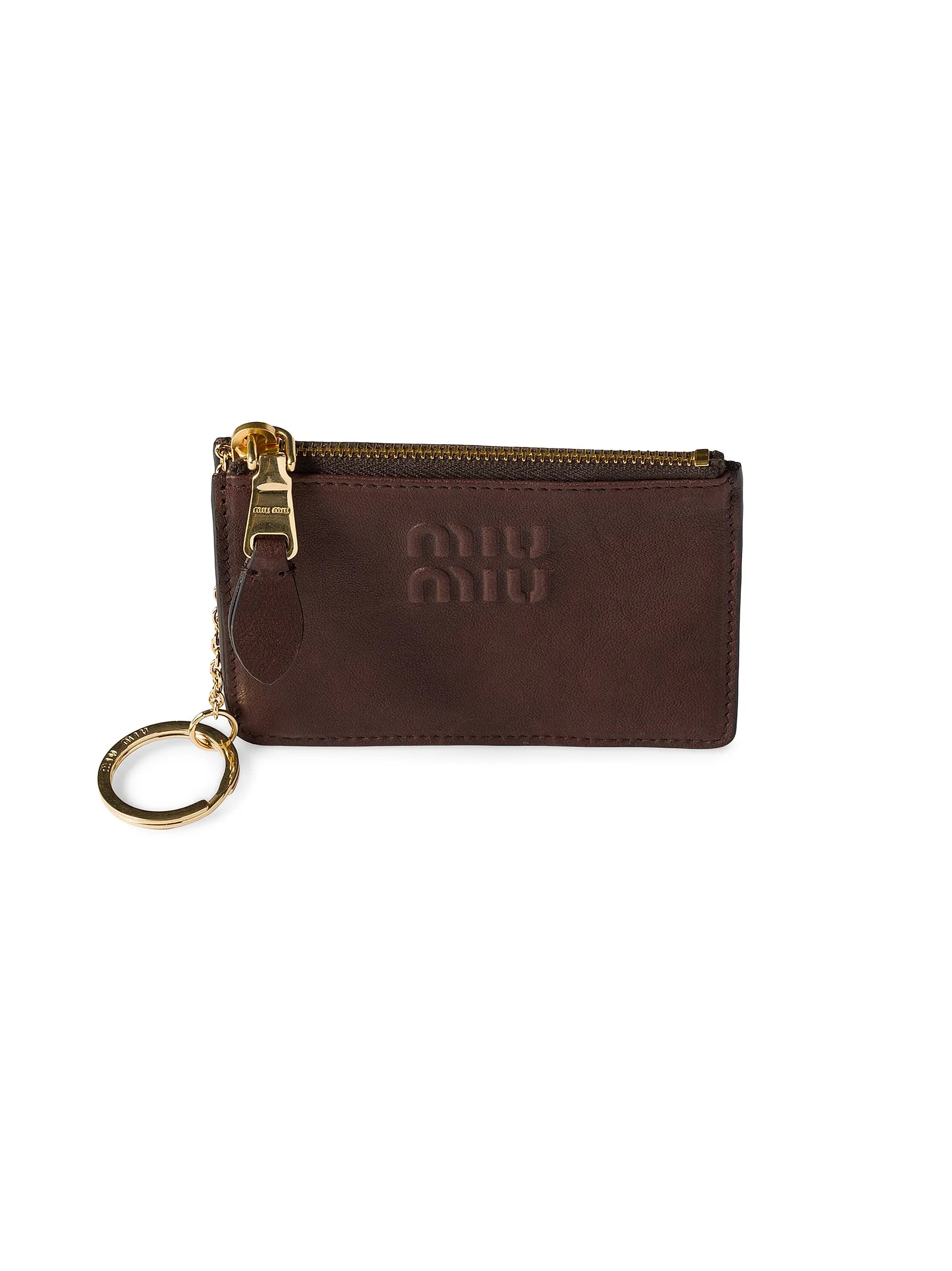 Miu Miu Nappa Leather Card Holder