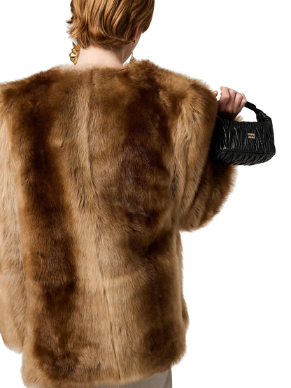 Miu Miu Matelassé Nappa Leather Pouch