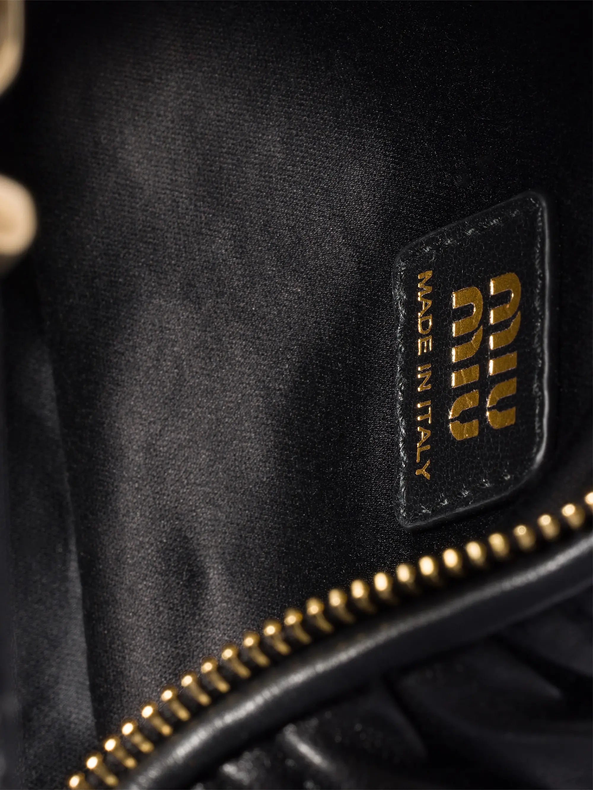Miu Miu Matelassé Nappa Leather Pouch
