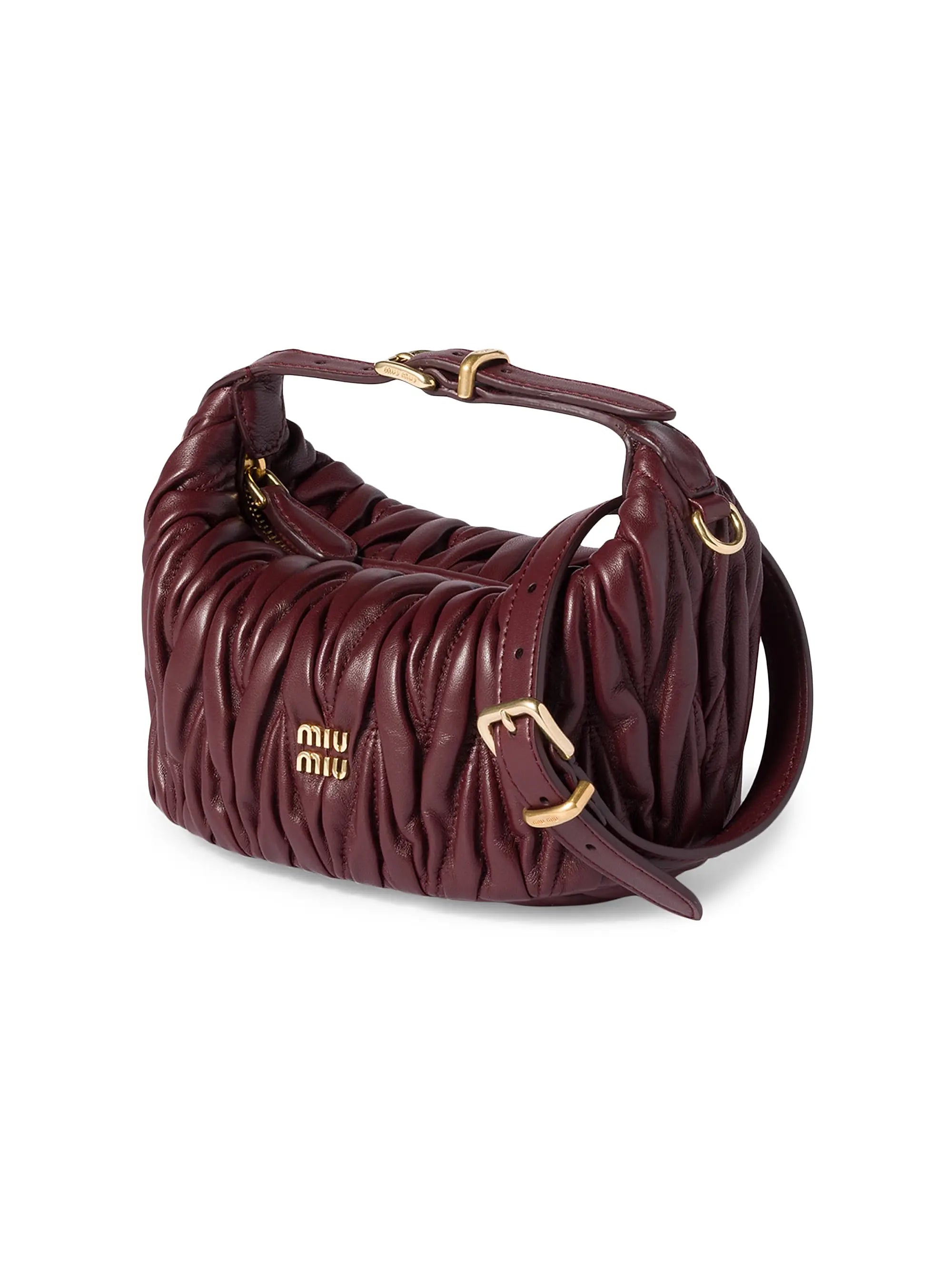 Miu Miu Matelassé Nappa Leather Pouch