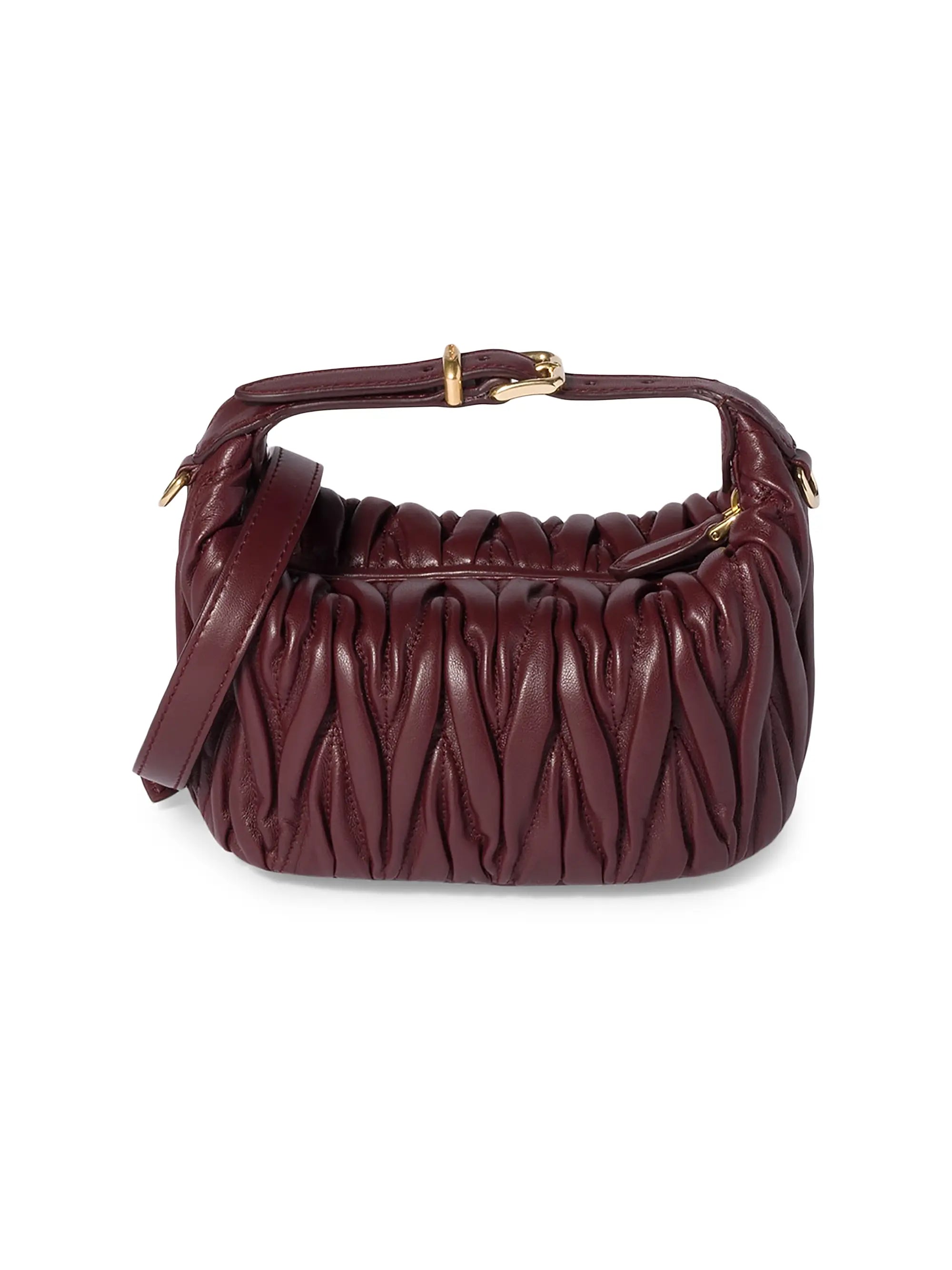 Miu Miu Matelassé Nappa Leather Pouch