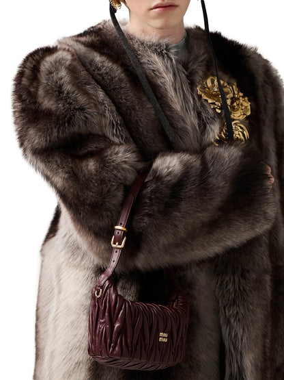 Miu Miu Matelassé Nappa Leather Pouch