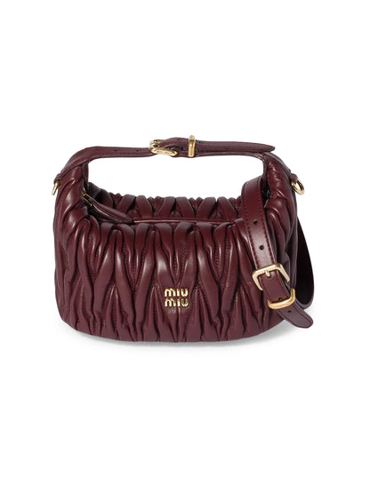 Miu Miu Matelassé Nappa Leather Pouch