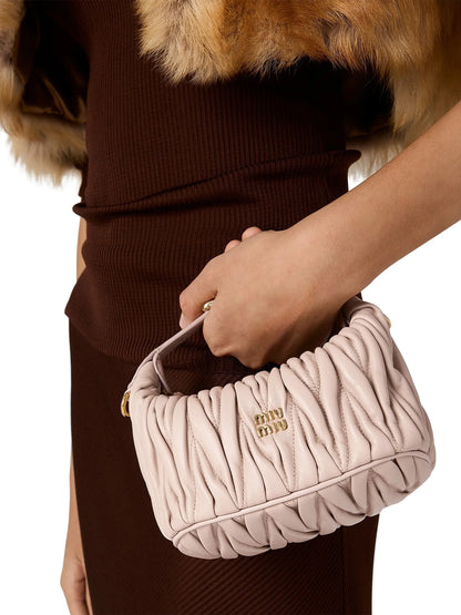 Miu Miu Matelassé Nappa Leather Pouch