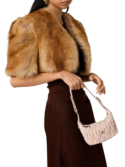 Miu Miu Matelassé Nappa Leather Pouch