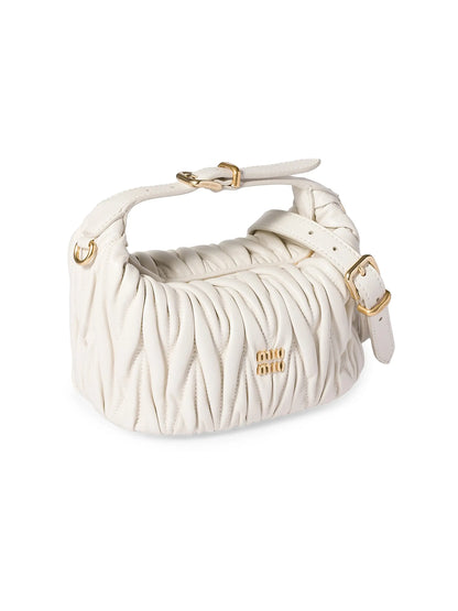 Miu Miu Matelassé Nappa Leather Pouch