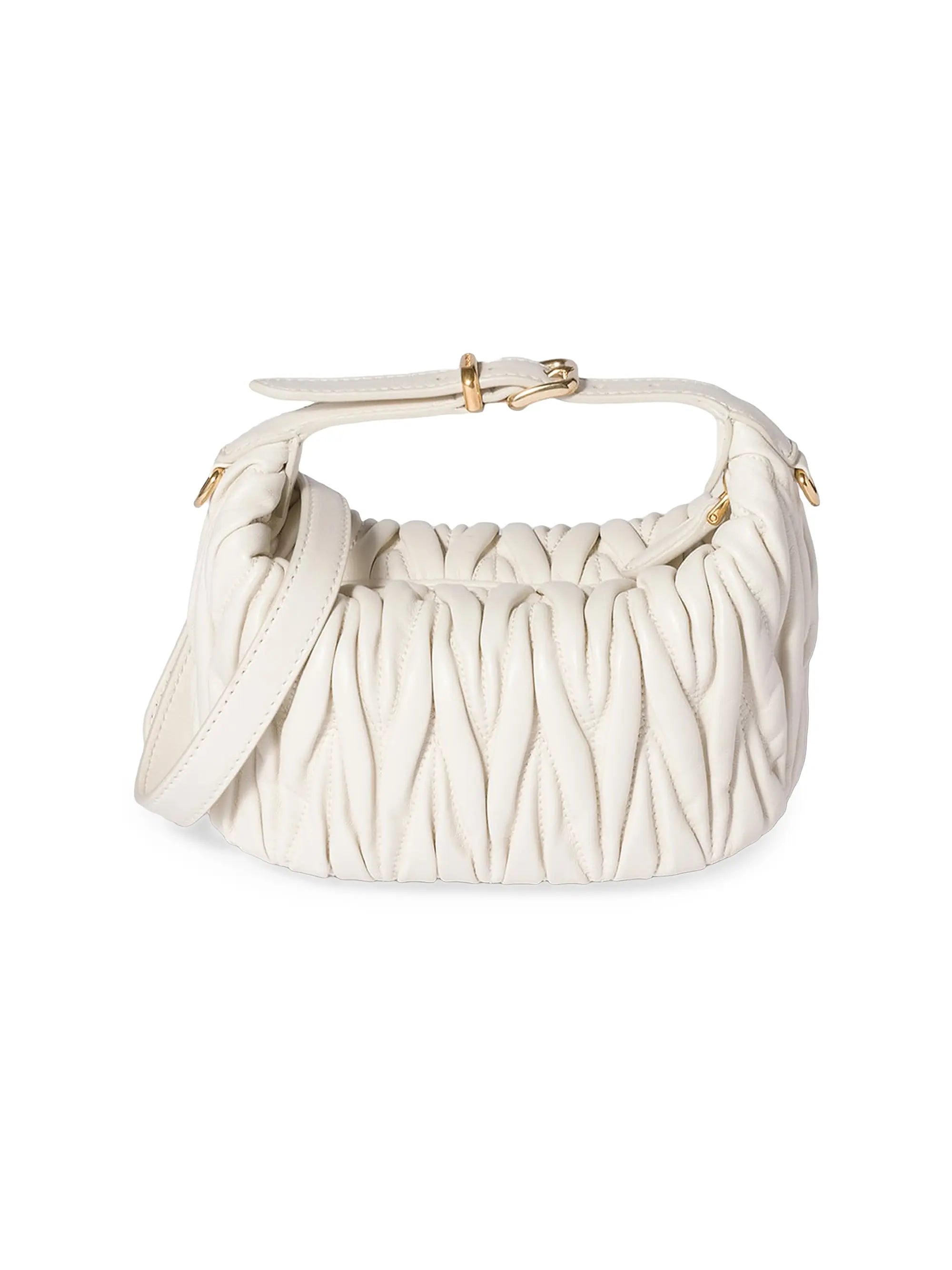 Miu Miu Matelassé Nappa Leather Pouch