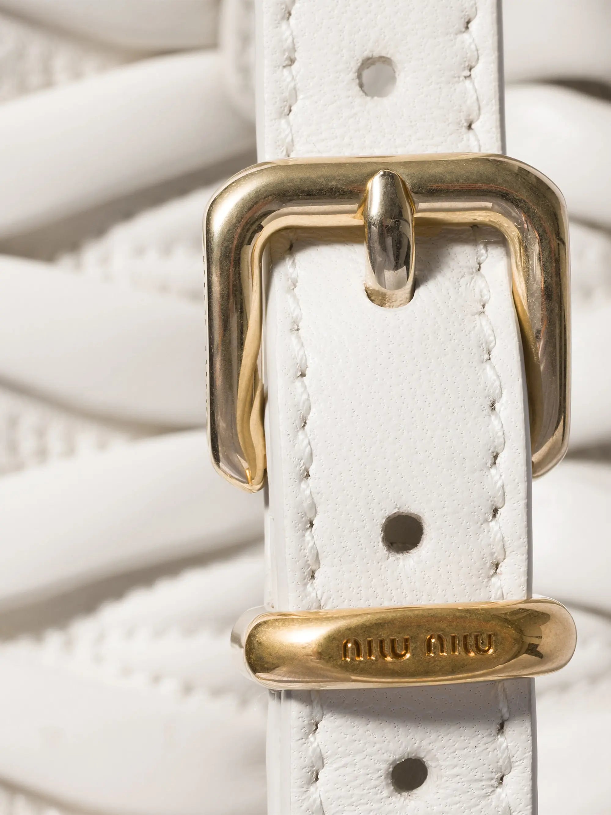 Miu Miu Matelassé Nappa Leather Pouch