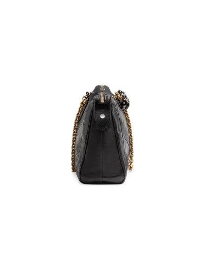 Valentino Garavani Panthea Shoulder Bag in Nappa Leather with Chevron Pattern