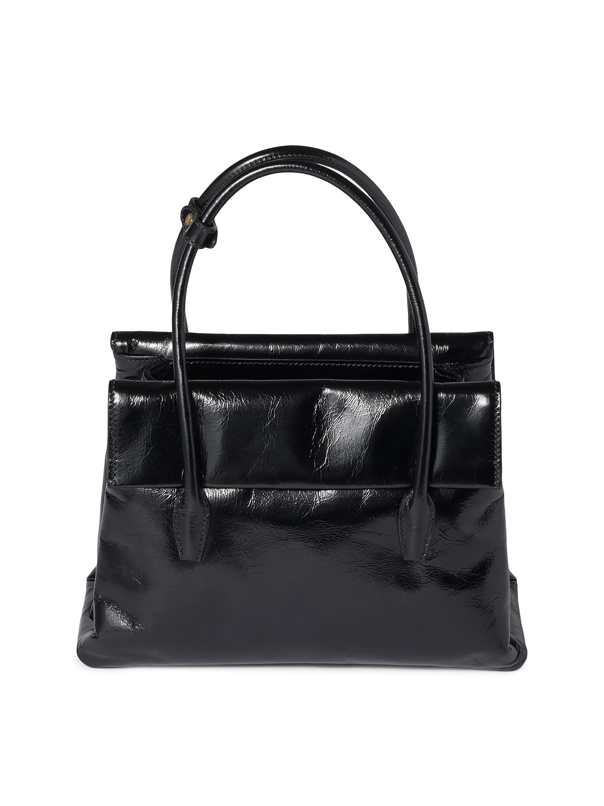 Miu Miu Shiny Leather Top Handle Bag