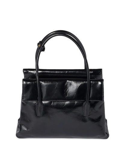 Miu Miu Shiny Leather Top Handle Bag