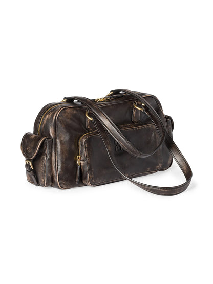 Miu Miu Pocket Nappa Leather Shoulder Bag