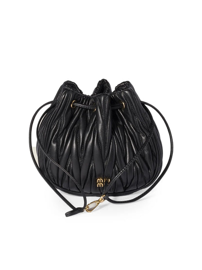 Miu Miu Matelassé Nappa Leather Pouch