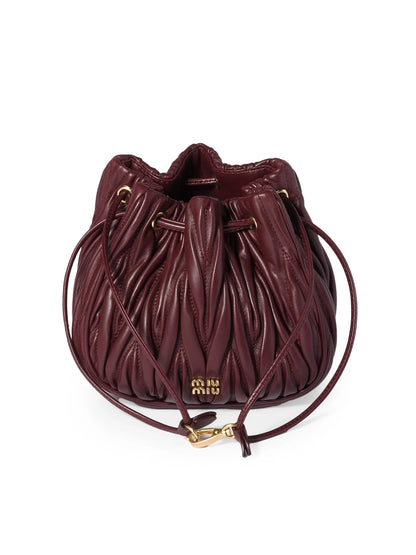 Miu Miu Matelassé Nappa Leather Pouch